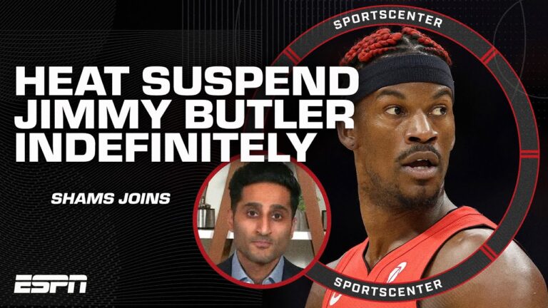 🚨 Jimmy Butler suspended INDEFINITELY 🚨 Shams Charania details | SportsCenter