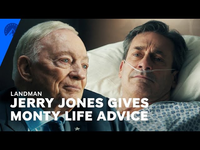 Landman | Jerry Jones Gives Monty Life Advice (S1, E9) | Paramount+