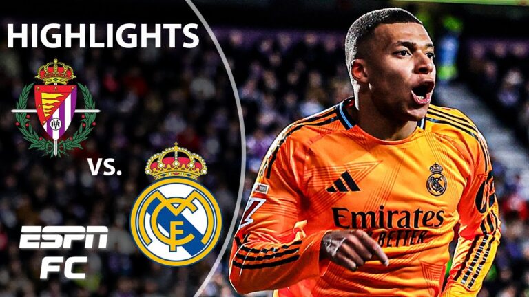 MBAPPE HAT TRICK 🎩 Real Valladolid vs. Real Madrid | LALIGA Highlights | ESPN FC