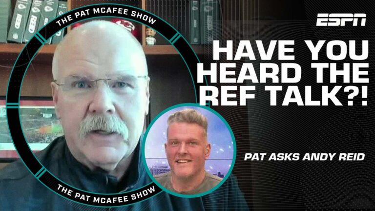 Pat McAfee asks Andy Reid if he’s heard the ref talk 👀 ‘I don’t pay attention’ | The Pat McAfee Show