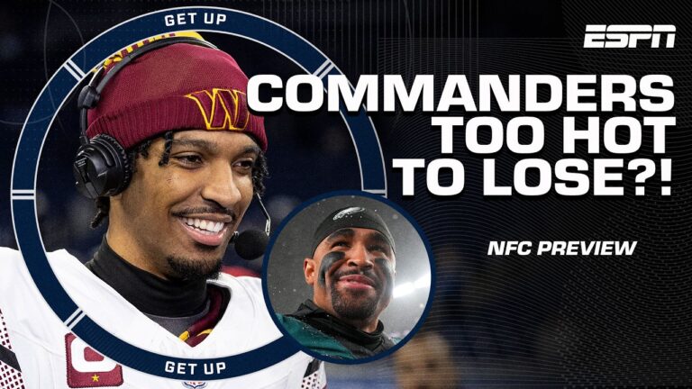 RC BELIEVES in Jayden Daniels & the Commanders vs. Eagles 🗣️ ‘THEY’RE MORE CONFIDENT!’ | Get Up