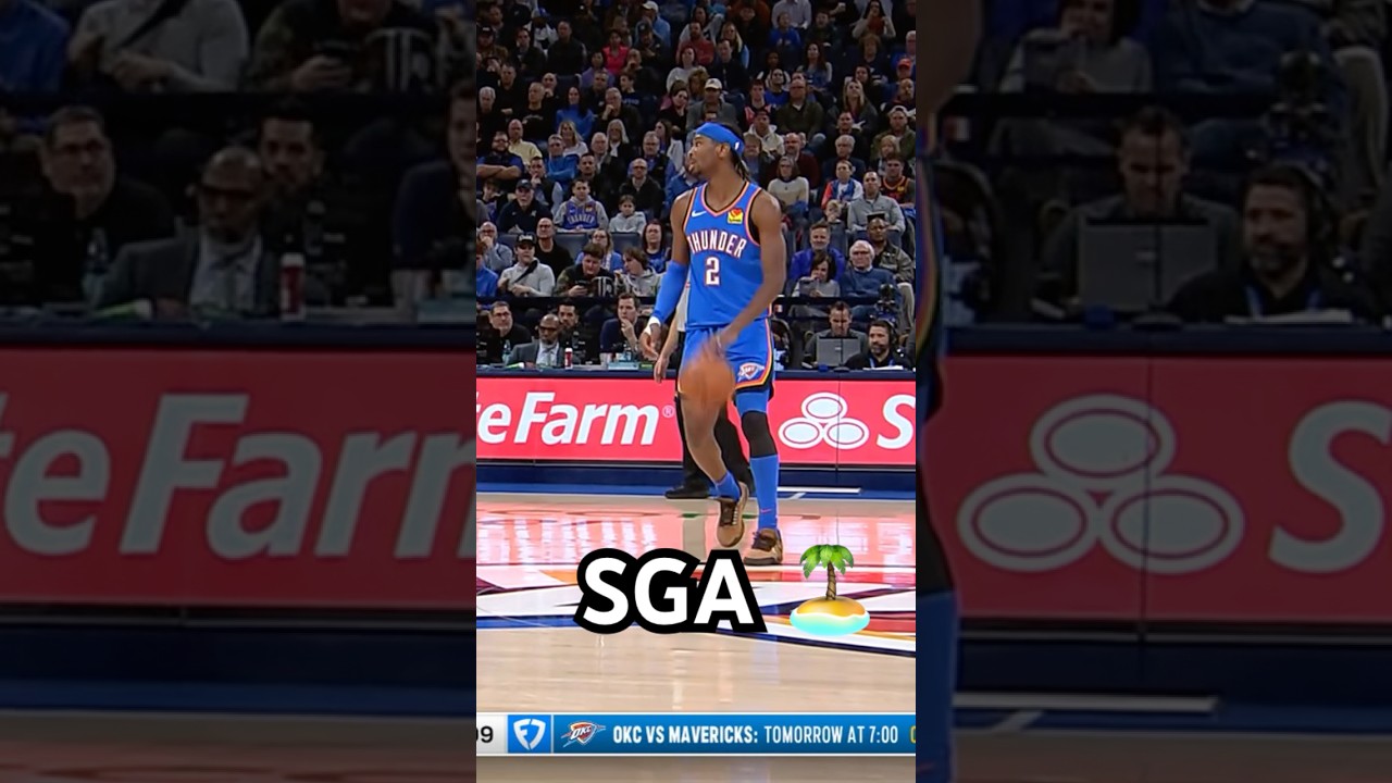 SGA shows off the handle 😮‍💨