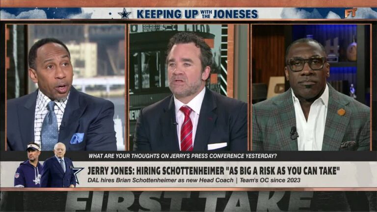 Stephen A. Smith is SAD! 😢 ‘Jerry Jones has TAKEN THE FUN out of the Dallas Cowboys!’ | First Take