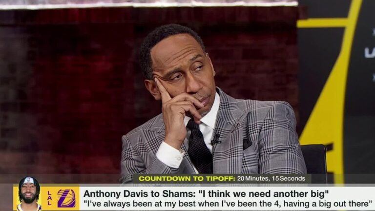 Stephen A. reacts to Anthony Davis saying the Lakers need another big | NBA Countdown