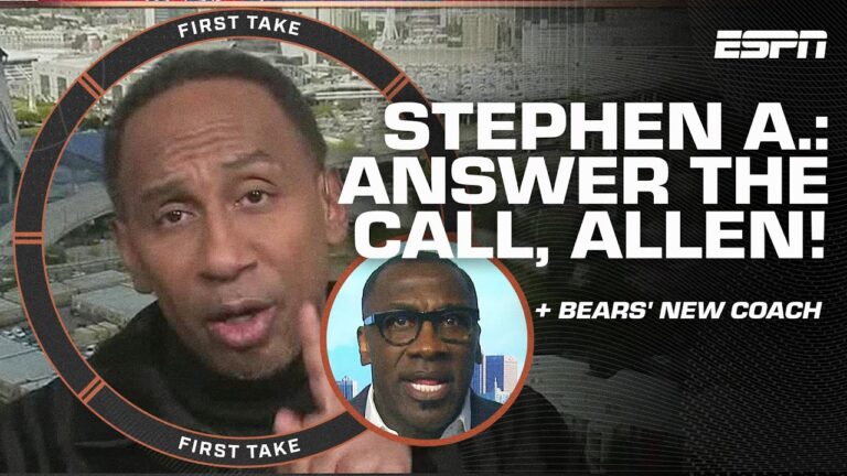 Stephen A.’s message to Josh Allen 👀 + Shannon Sharpe reacts to Bears’ new HC hire | First Take