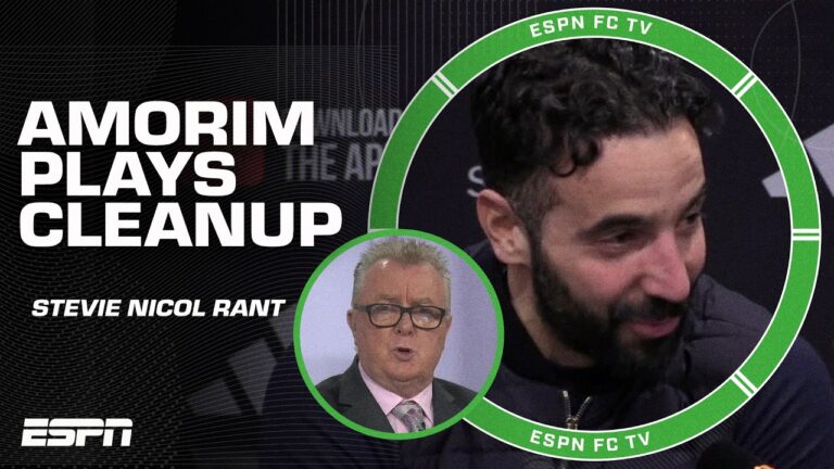 Stevie Nicol RANTS on Ruben Amorim 🗣️ ‘HE’S LOOKING FOR SYMPATHY!’ | ESPN FC