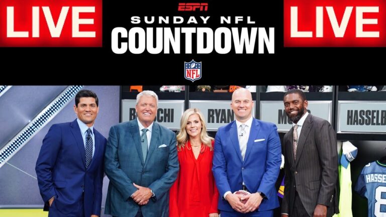 Sunday NFL Countdown LIVE on ESPN | NFL Kickoff: Commanders vs. Eagles & Chiefs vs Josh Allen, Bills