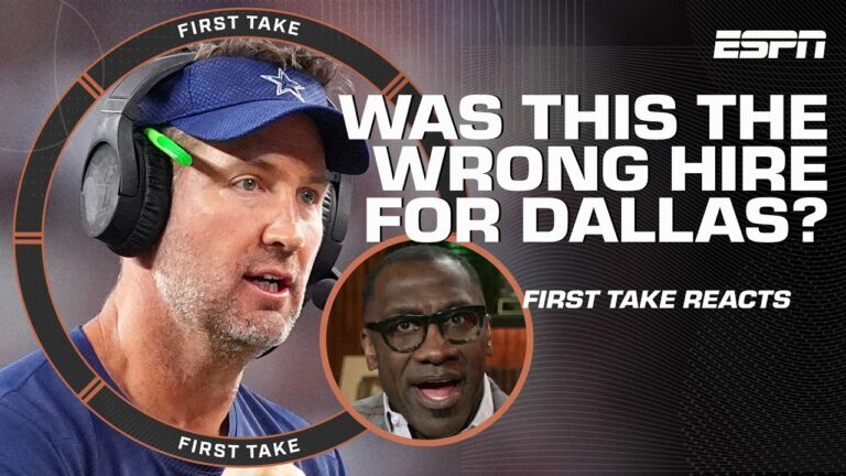 ‘THIS IS QUITE PATHETIC’ – Stephen A. criticizes Jerry Jones for hiring Schottenheimer | First Take