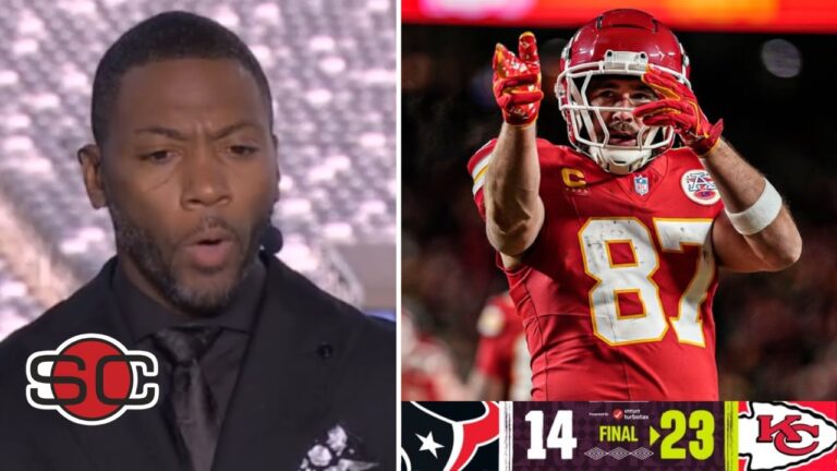 “Travis Kelce is a walking legend” – ESPN on Chiefs beat Texans 23-14 to 7th straight AFC title game