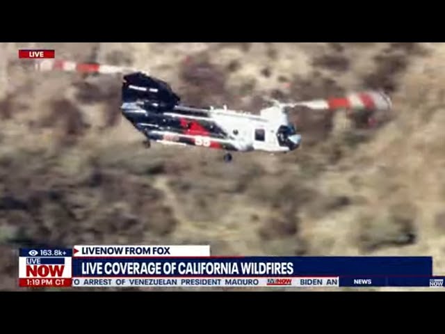 WATCH: Firefighters actively fighting California fires