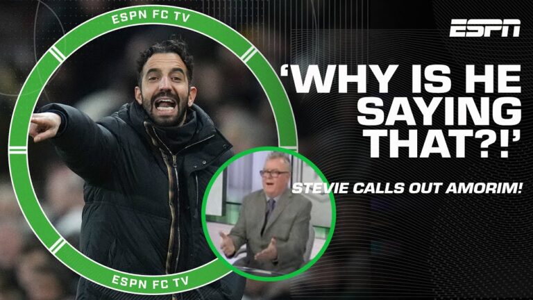 ‘WHY IS HE SAYING THAT?!’ 🤨 Steve Nicol SLAMS Amorim over continued Rashford comments | ESPN FC