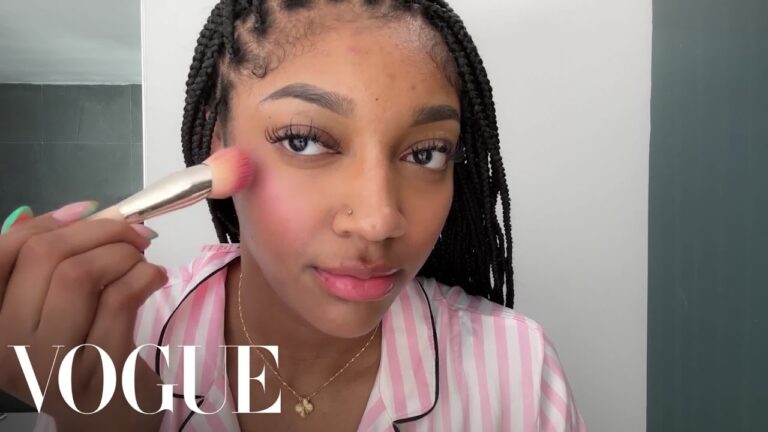 WNBA Star Angel Reese’s Game Day Beauty Routine | Beauty Secrets | Vogue