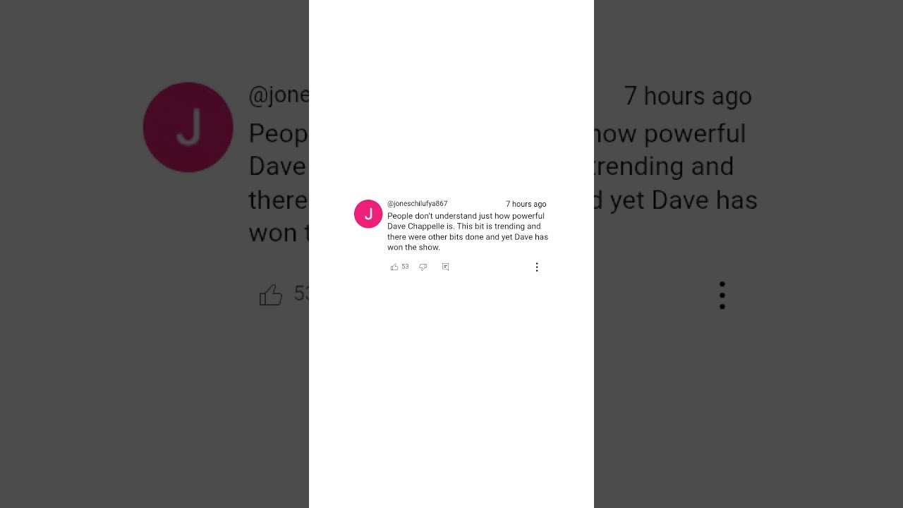 BETNetworks: Dave Chappelle Delivers Unforgettable Speech & Stands Strong for the People #shorts