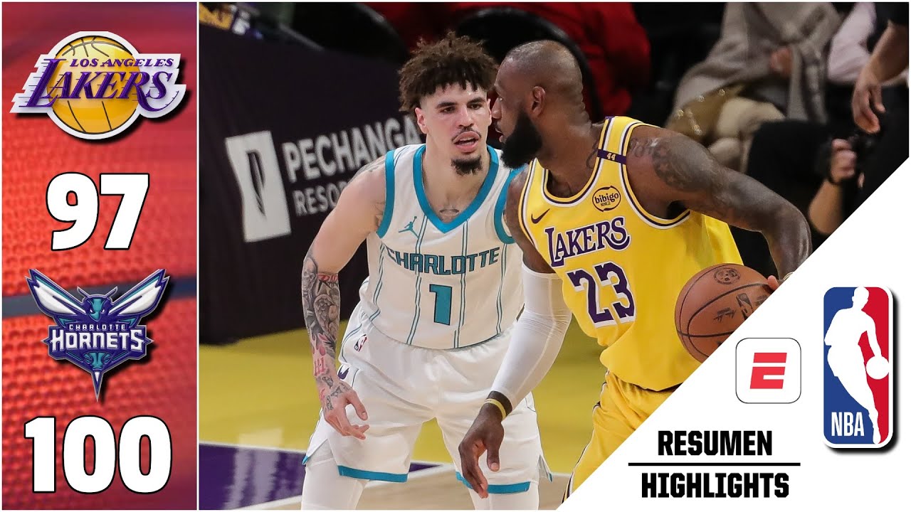 Lebron James, Luka Doncic y los Lakers caen 100-97 ante los Hornets de Lamelo Ball | NBA
