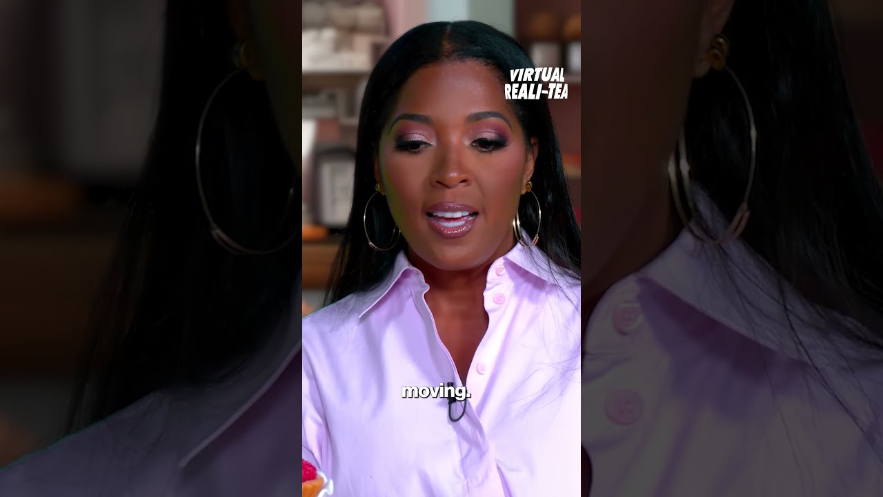 Toya Bush-Harris shades Dr. Simone’s ‘stories’ 📖💭 | Tea Time | Virtual Reali-Tea #shorts