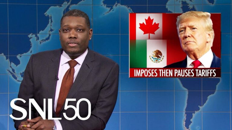 Weekend Update: Trump Causes Tariff Confusion, Elon Musk’s SpaceX Starship Explodes – SNL