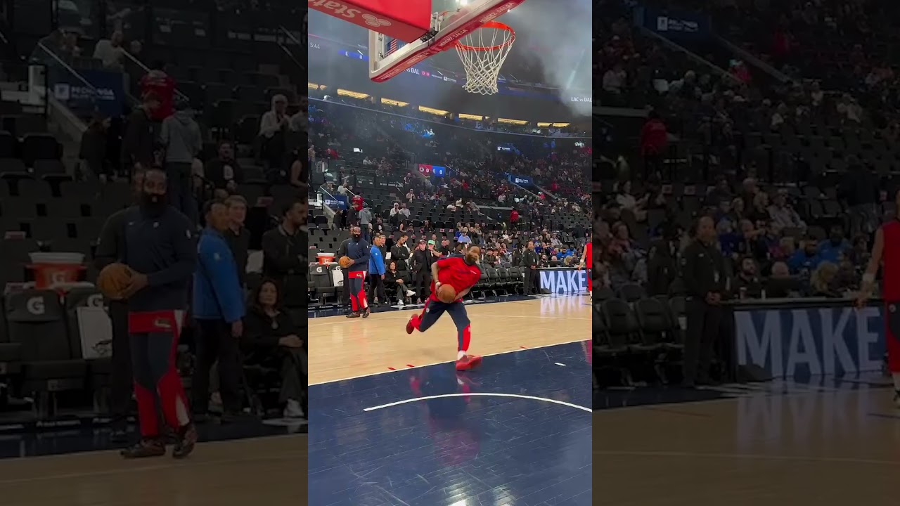 Harden’s special dunk request😭