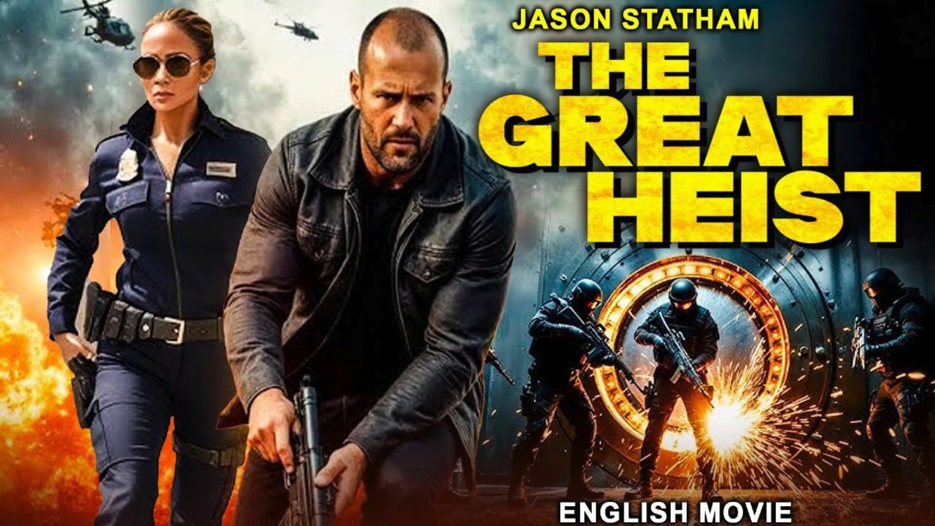 Jason Statham In THE GREAT HEIST – Hollywood Free English Movie _ Action Thriller Movie In English – Join