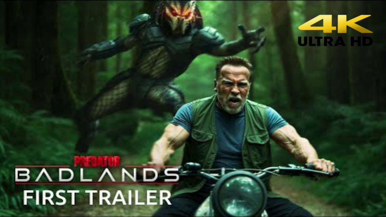 Predator 6: Badlands – First Trailer (2025) Arnold Schwarzenegger, Elle Fanning Movie Teaser Concept