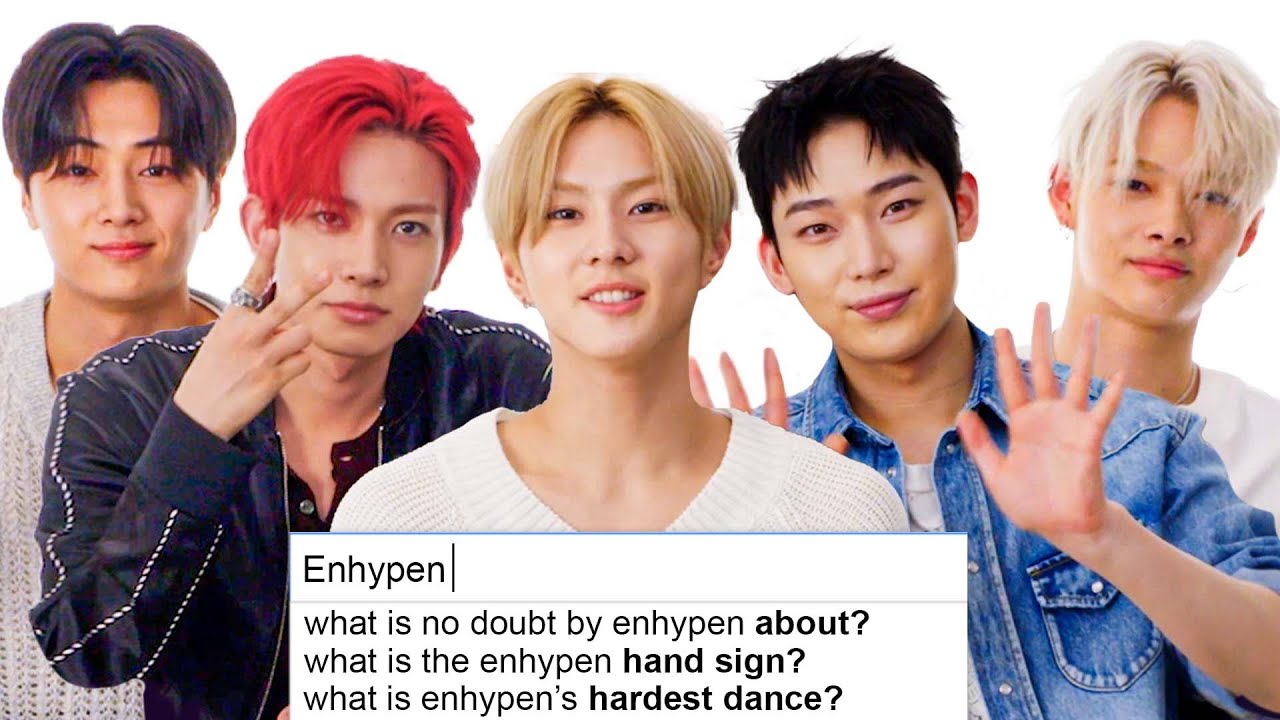 ENHYPEN Answer The Web’s Most Searched Questions | WIRED