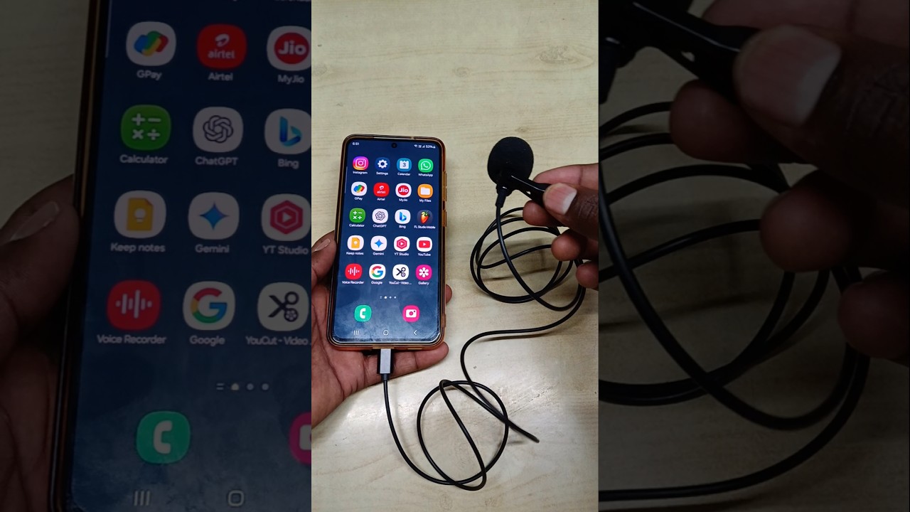 Type C Mic for phone | wired mic type c