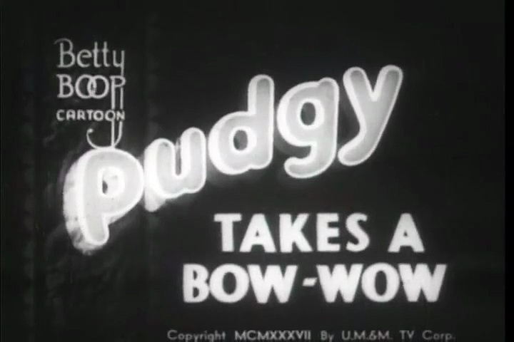 Betty Boop: Pudgy Takes a Bow-Wow (1937) | Classic Cartoon Short | Full Animation