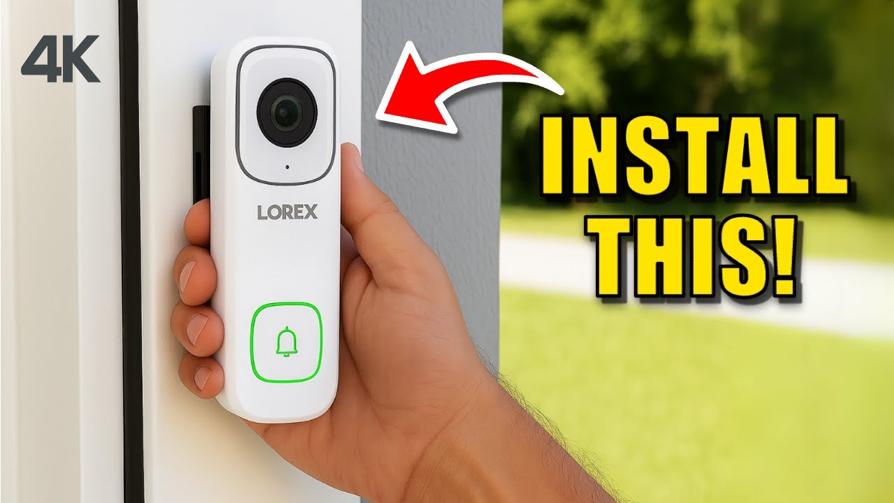How to Install Lorex 4K Video Doorbell (Wired Setup + Chime Kit)
