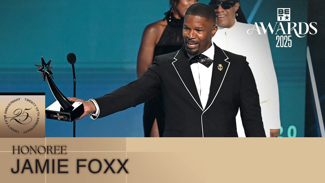 Jamie Foxx Receives Ultimate Icon for His Impact on Music, Film & Culture | BET Awards ’25