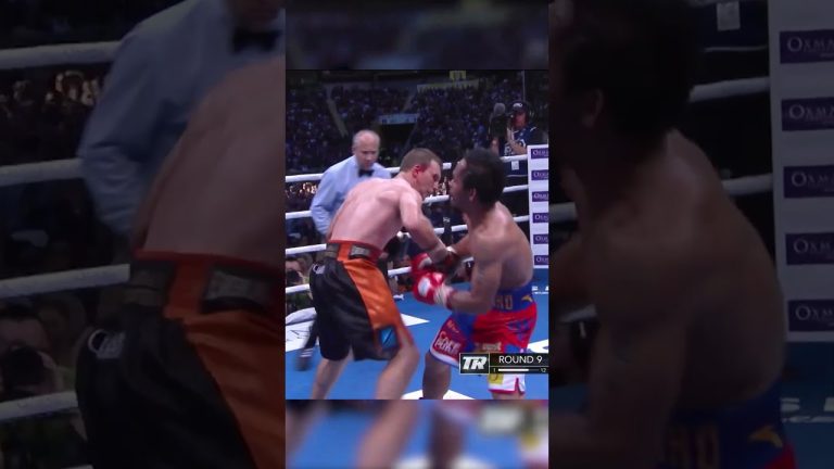 Back and forth 🤯 #mannypacquiao #boxing #toprank