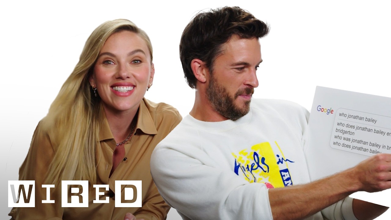 Scarlett Johansson & Jonathan Bailey Answer The Web’s Most Searched Questions | WIRED