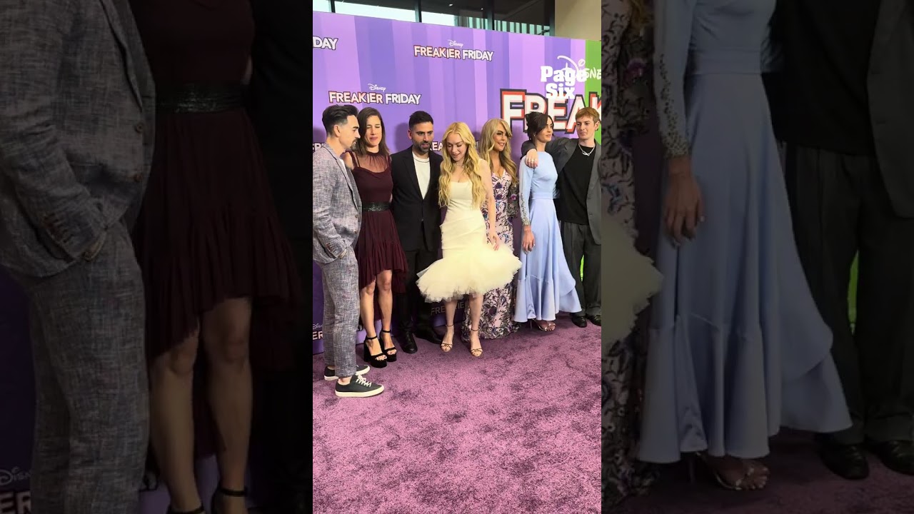 The NYC premiere of Freakier Friday was a Lohan family affair #shorts