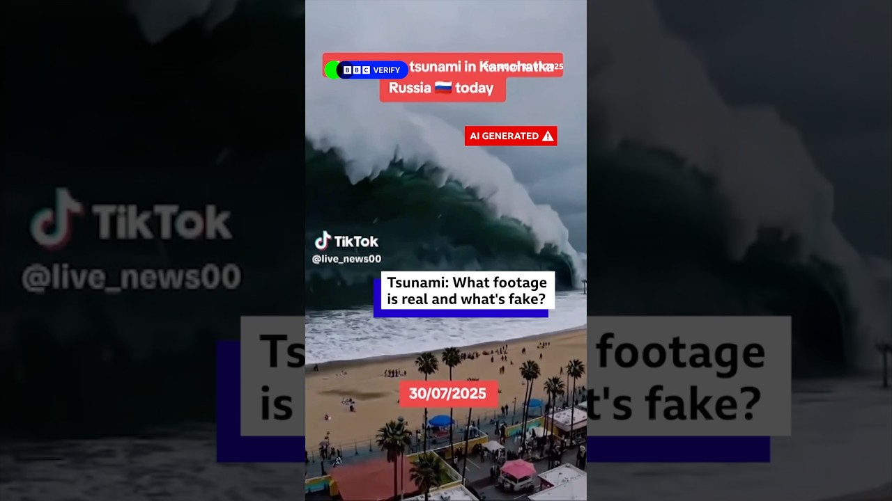 Tsunami: What footage is real and what’s fake? #Earthquake #Tsunami #BBCNews