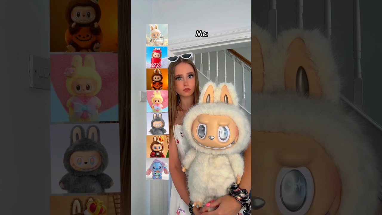 Which LABUBU are YOU Challenge!!🫢☁️🌈👑⁉️ #Shorts