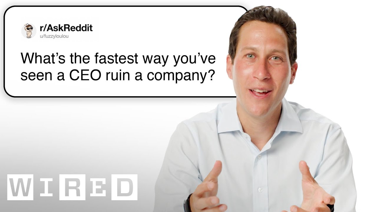 CEO Answers Startup Questions | Tech Support | WIRED