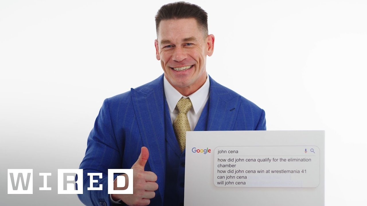 John Cena Answers The Web’s Most Searched Questions | WIRED