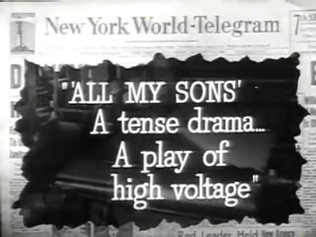 All My Sons (1948) – Drama, War, Family Tragedy
