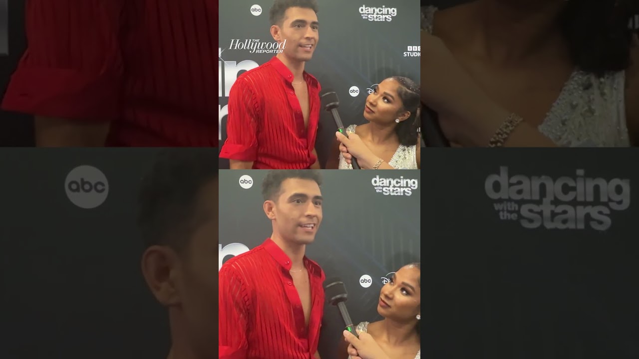 #EzraSosa Says it’s “Super Inspiring” Having a Partner Like #JordanChiles on #DWTS #shorts