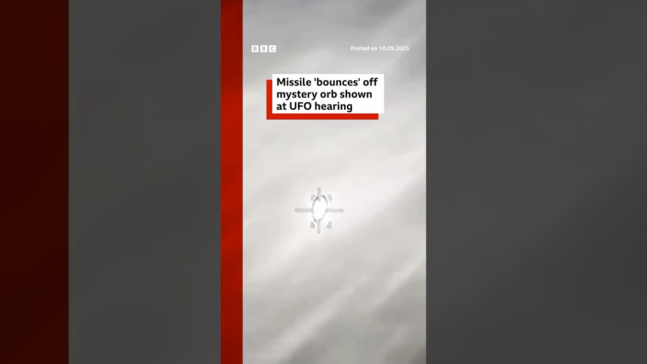 Hellfire missile “bounces” off suspected ‘UFO’. #UFO #UAP #BBCNews