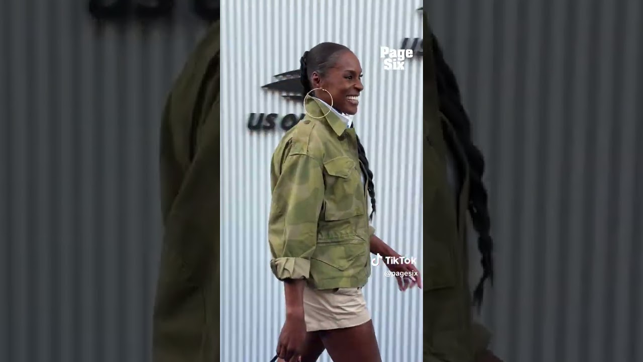 Issa Rae just arrived to the 2025 US Open 🎾✨ #shorts