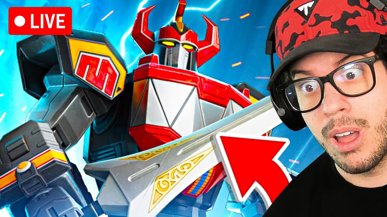 🔴 LIVE! – NEW *MEGAZORD BOSS* UPDATE in FORTNITE is COMING SOON!