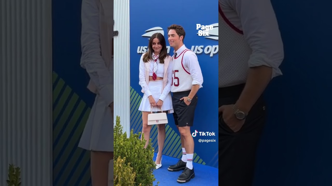 ‘Overcompensating’ stars Benito Skinner Mary Beth Barone are serving looks at the US Open #shorts