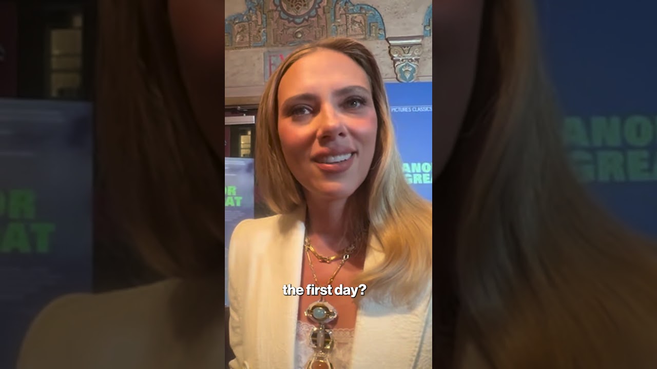 Scarlett Johansson’s discomfort as first-time director on ‘Eleanor The Great’ was good #shorts