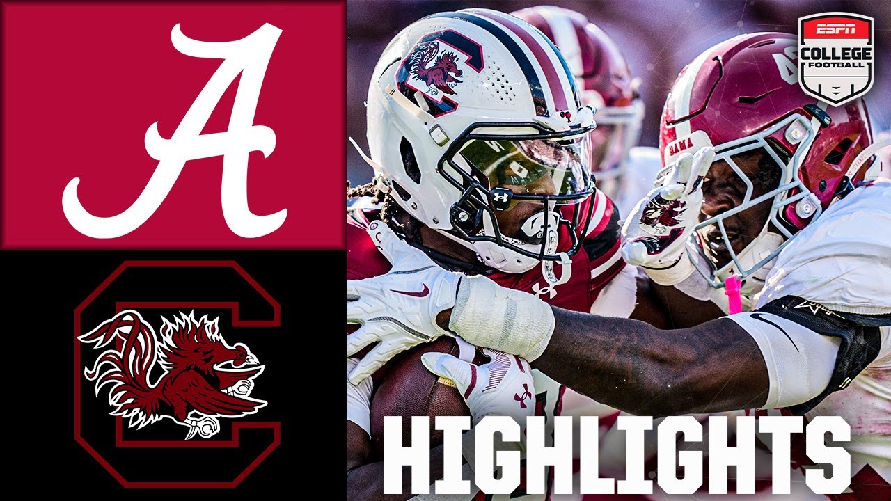 Alabama Crimson Tide vs. South Carolina Gamecocks | Full Game Highlights | ESPN CFB