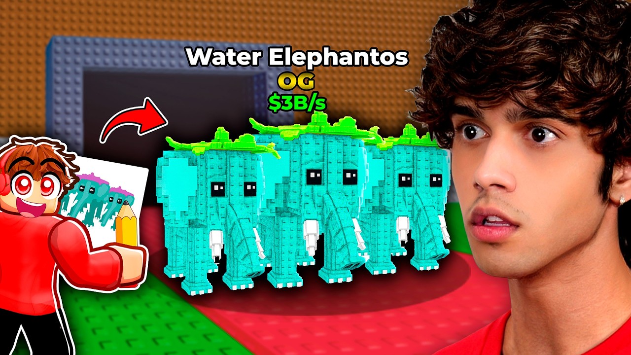 Anything I Draw COMES TO LIFE in Steal a Brainrot!