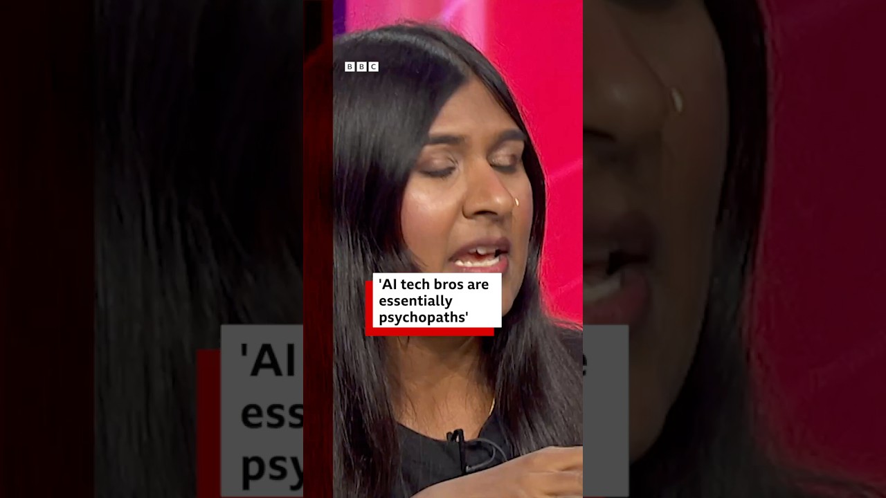 Are AI tech bros ‘psychopaths’? #AI #BBCNews