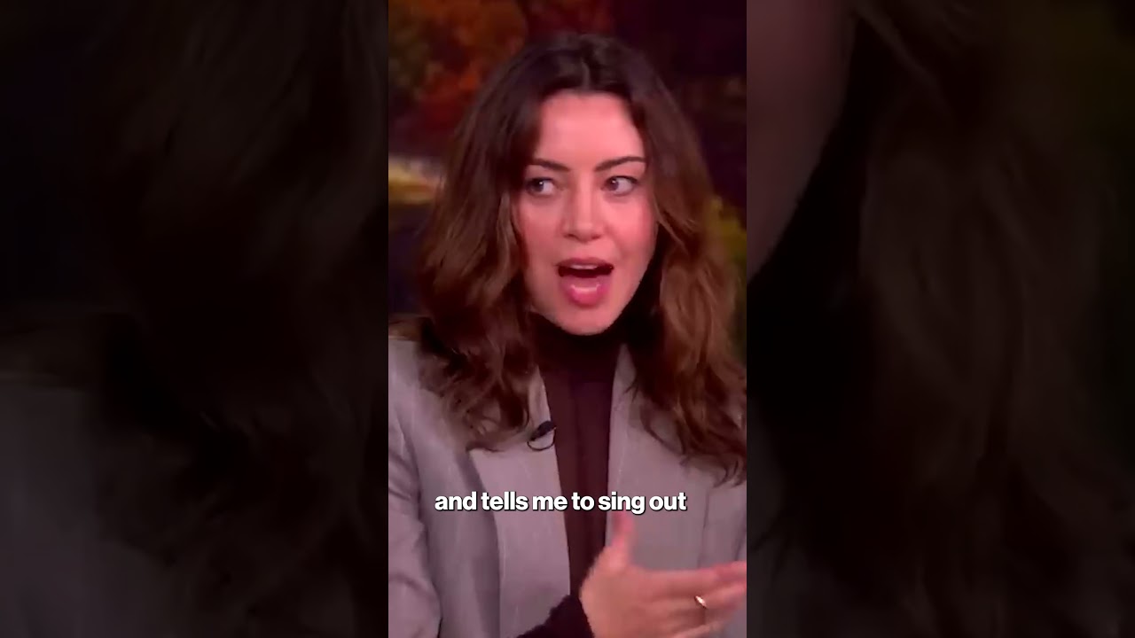 Aubrey Plaza details being roommates with Patti LuPone #shorts