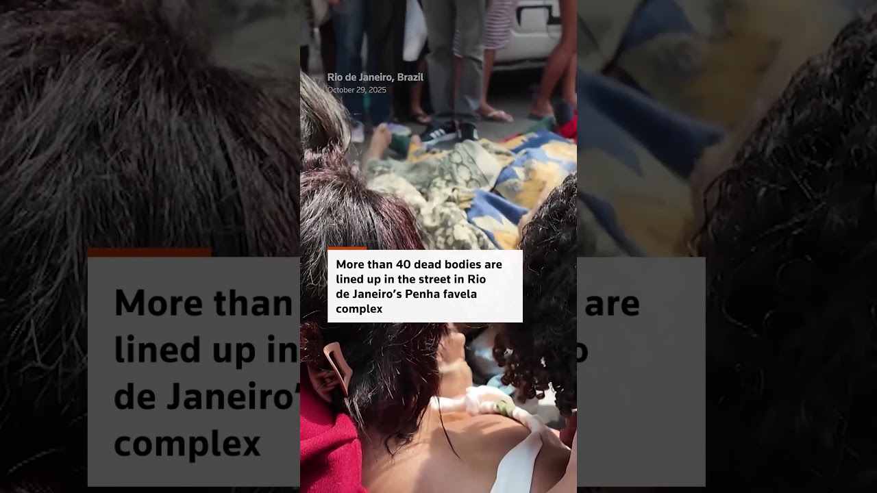 Bodies line Rio after deadly police operation