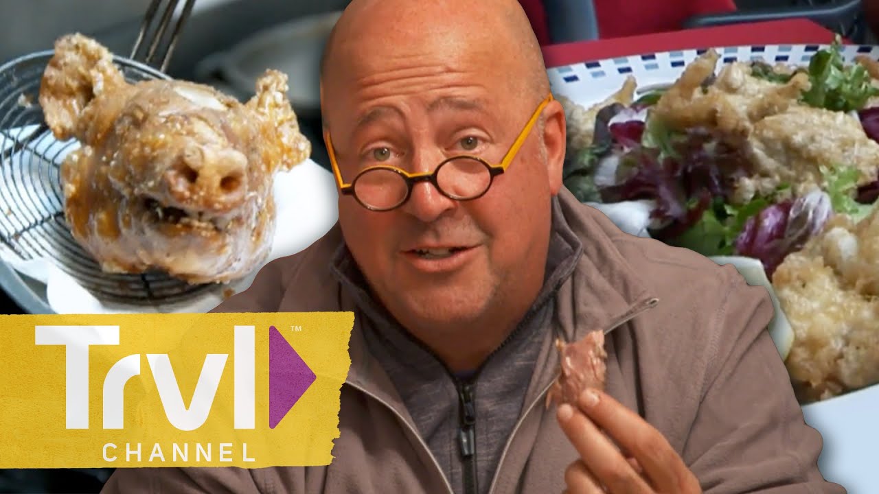 Brains, Eyeballs, Organs & More 🧠👁️ | Bizarre Foods with Andrew Zimmern | Travel Channel