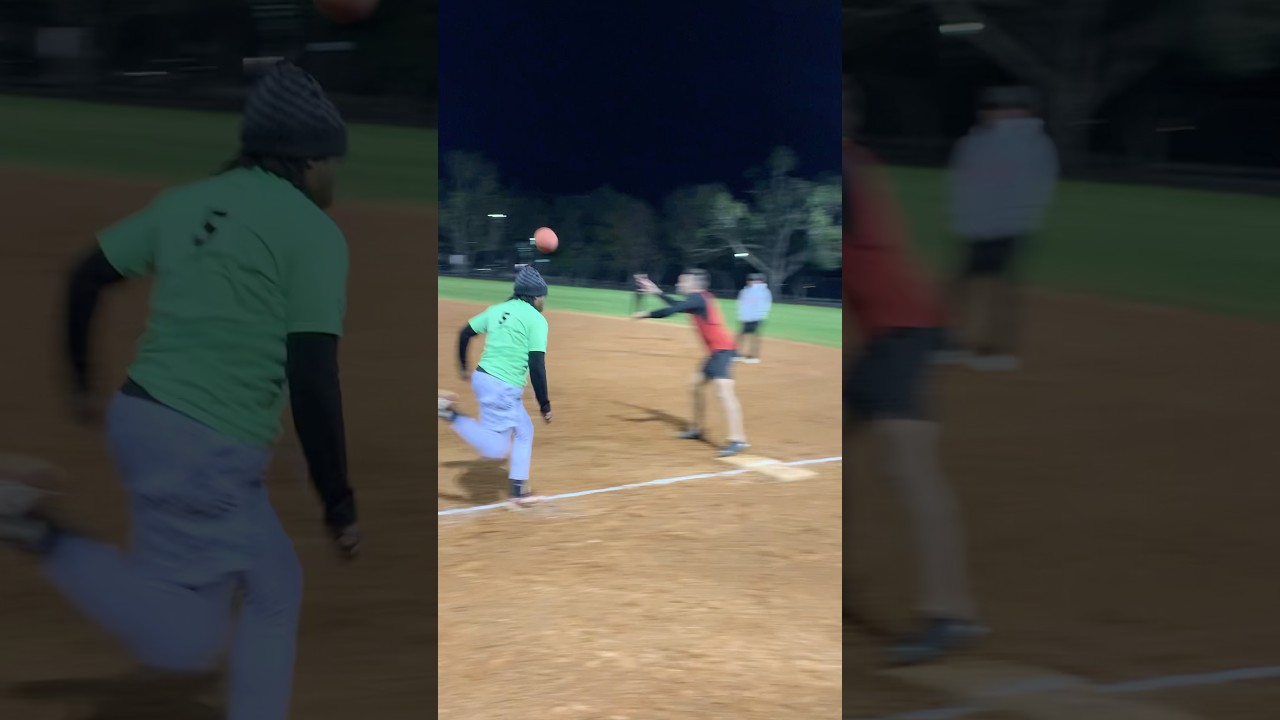 Kickball nice bunt 1481  #kickball #sports #league #kick #espn #catch