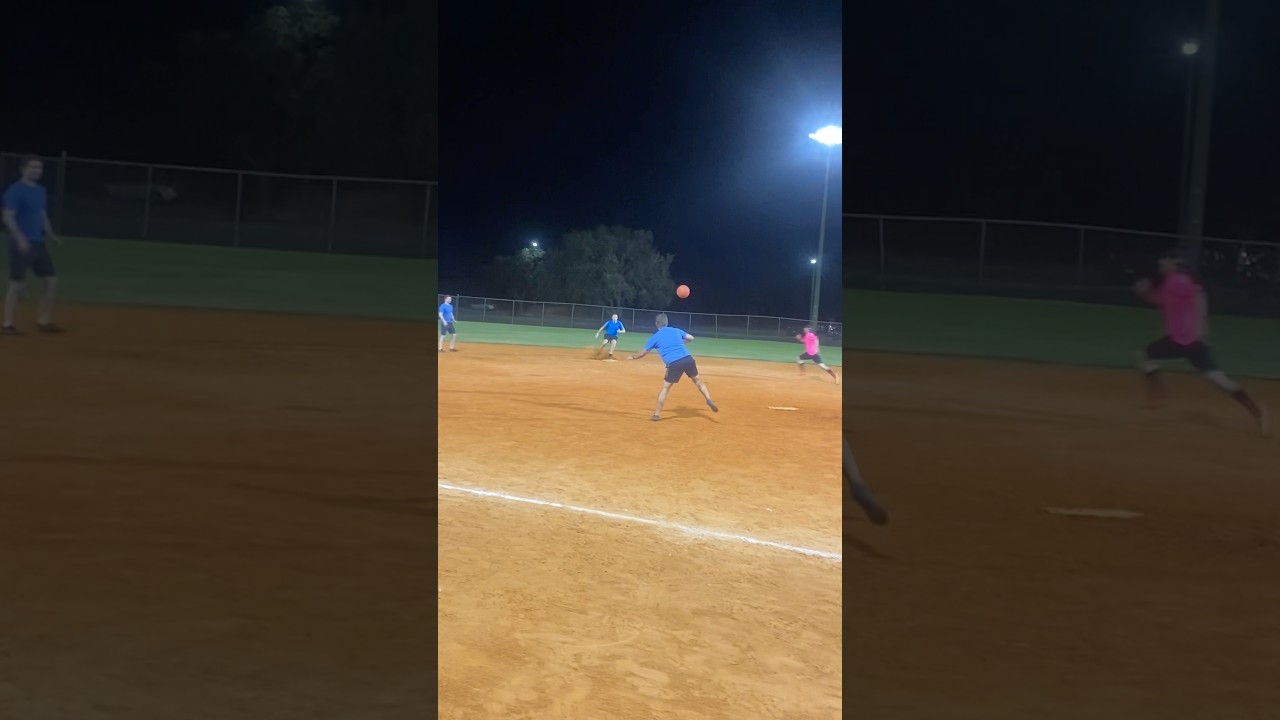 Kickball nice bunt 1500 #kickball #sports #league #kick #espn #catch